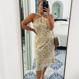 Floral midi dress